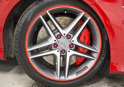 Флиппер резинка для защити дисков колес GLZ Motors R15 красный