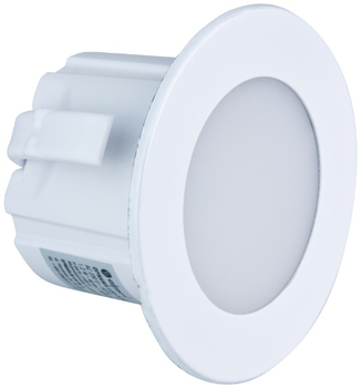 Oprawa schodowa LED DPM okrągła matowa biała (YCB178W) (5906881210871)