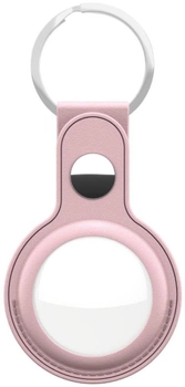 Шкіряний брелок KeyBudz Leather Keyring для Apple AirTag (2 Pack) Pink (AT2_S1_BLP)