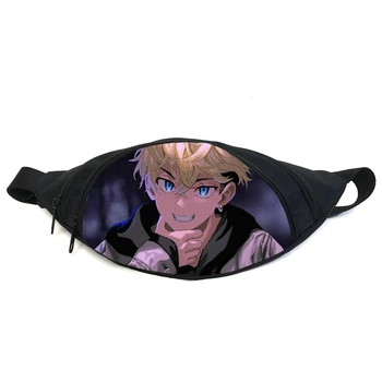 Поясная сумка бананка Токийские мстители Tokyo Revengers (GB TR 013) Gear Bag черная