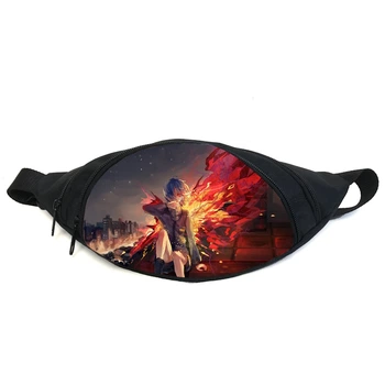 Поясная сумка бананка Токийский гуль Tokyo Ghoul (GB TG 043) Gear Bag черная