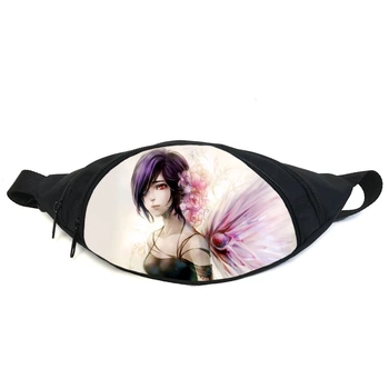 Поясная сумка бананка Токийский гуль Tokyo Ghoul (GB TG 036) Gear Bag черная