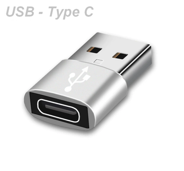 Адаптер перехідник USB - Type C Gray