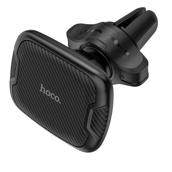 Автодержатель для телефона HOCO CA65 Sagittarius series air outlet magnetic car holder Black