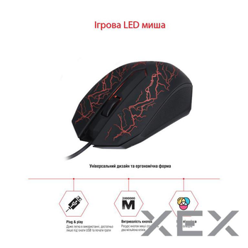 Мышь Piko FX32 Black USB (1283126489549)