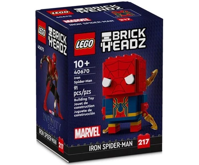 Конструктор LEGO Brick Headz Залізна Людина-Павук (40670)