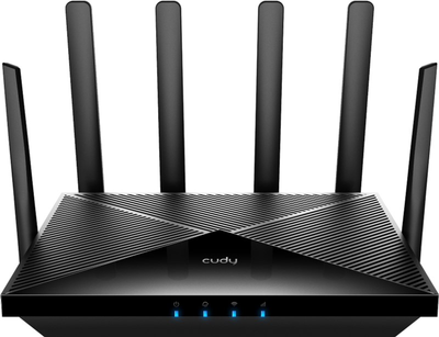 Роутер Cudy P5 Wi Fi 6 5G Black (6971690792282)