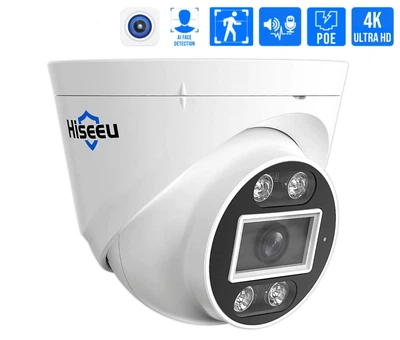 IP POE Камера видеонаблюдения универсальная Hiseeu 8Мп HC218-PA 2.8мм