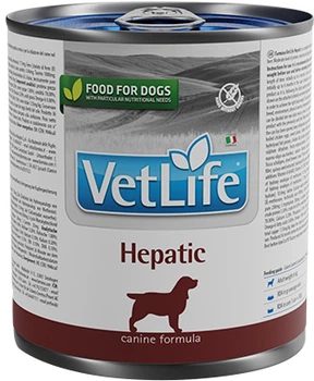Влажный корм Farmina Vet Life Hepatic для собак диетическое питание, при хронической печеночной недостаточности 300 г (8606014106381)
