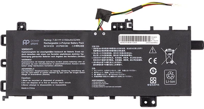 Акумулятор PowerPlant для ноутбуків Asus VivoBook 15 X512DA (B21N1818) 7.6V 4150mAh (NB431823)
