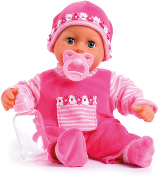 Пупс Bayer Design Babypuppe First Words Яскраво-рожева 38 см (4003336938258)