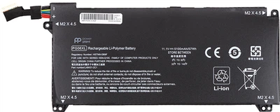 Аккумулятор PowerPlant для ноутбуков HP Omen 5 Air 15-dh0006TX (PG06XL) 11.1V 5100mAh (NB462223)