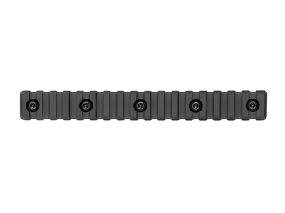 Планка Пикатинни КРУК CRC 9019 Armor Black на 17 слотов с креплением M-Lok