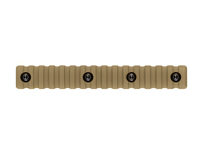 Планка Пикатинни КРУК CRC 9018 Coyote Tan на 15 слотов с креплением M-Lok