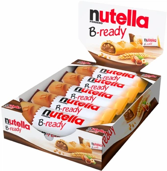 Упаковка батончиків Nutella B-ready 22 г * 10 шт