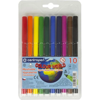 Фломастери Centropen Color World 10 кольорів 7550/10