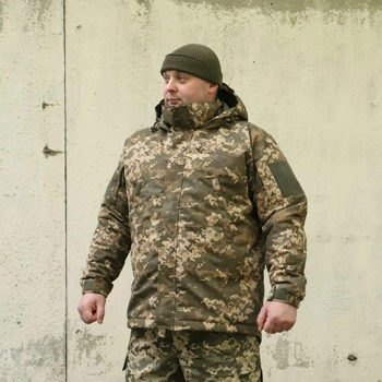 Куртка тактическая зимняя пиксель размер 50-5