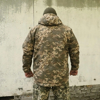 Куртка тактическая зимняя пиксель размер 50-5