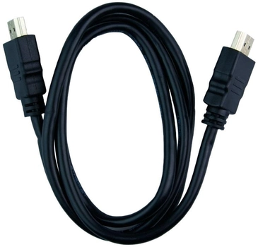 Кабель DPM HDMI to HDMI прямий конектор 1 м чорний (BMHDMI12) (5900672655216)