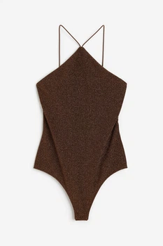 Боди H&M M золотистый 26121072374