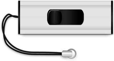 Pamięć flash USB MediaRange 64GB USB 3.0 Black/Silver (4260283113439)