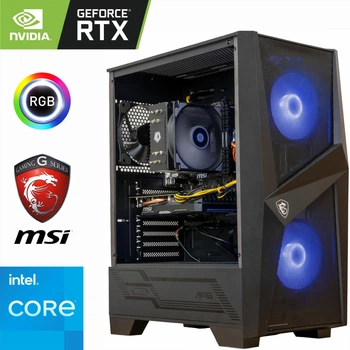 Компьютер MSI Core i3 13100F / RTX 5070 12ГБ / 16ГБ DDR4 / SSD 1 ТБ