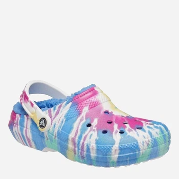 Крокси Classic Lined Tie Dye Powder Blue/Multi, розмір 42