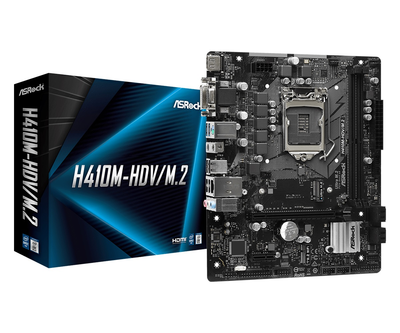 Материнская плата ASRock H410M-HDV/M.2 Socket 1200
