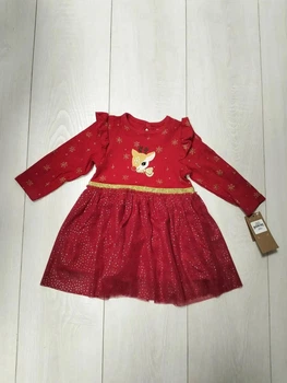 Платье фатиновое красное новогоднее Primark 74cм (400094770)