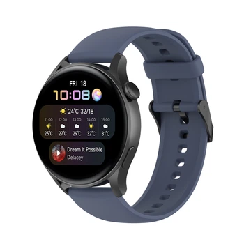 Ремінець 22мм силіконовий BeWatch HW для смарт-годинника Huawei Watch Сірий