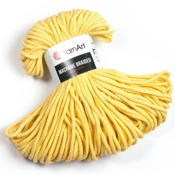Пряжа YarnArt Macrame Braided / ЯрнАрт Макраме Брейдед 754 лимон