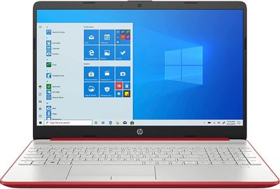 Ноутбук HP Notebook 15.6" HD 4/128GB N5000 (15-dw0083wm) Red (Open Box)