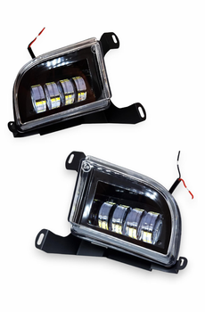 Противотуманные фары Chevrolet Lacetti 60W ПТФ 3030 Led туманки Лачетти седан универсал штатные металл 96551094 / 96551093 (05504)
