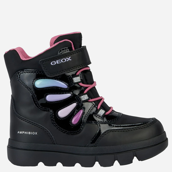 Дитячі зимові черевики для дівчинки GEOX GEOJ36HWA054FUC9240 31 Чорні (8056206360648)