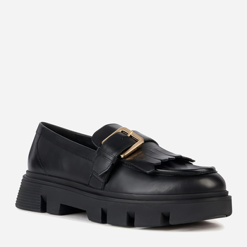 Loafersy damskie skórzane