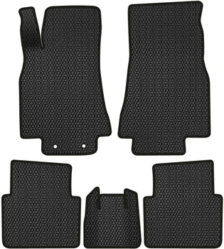 EVA коврики EVAtech в салон авто для Mercedes-Benz B-Class (W245) 2005-2011 1 поколение Htb EU 5 шт Black (MB1794C5AV2RBB)