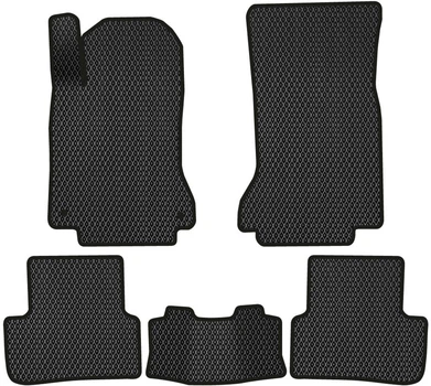 EVA коврики EVAtech в салон авто для Mercedes-Benz GLA-Class (X156) 2013-2019 1 поколение SUV EU 5 шт Black (MB1798C5MS2RBB)