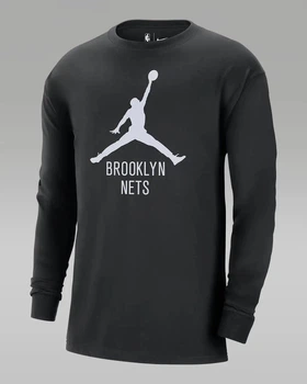 Футболка с длинными рукавами Brooklyn Nets Essential Men's Jordan NBA Long-Sleeve T-Shirt размер S (FN1251-010)