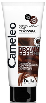 Кондиціонер для волосся Delia Cosmetics Cameleo Brown Effect Conditioner для підсилення кольору Коричневий 200 мл (5901350479070)