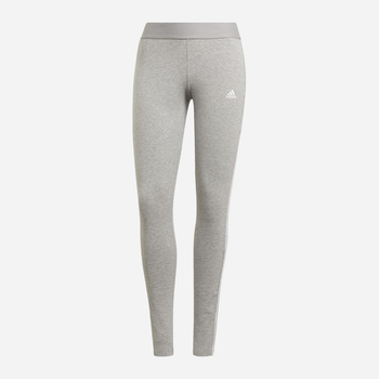 Legginsy sportowe damskie Adidas W 3S Leg GV6017 L/L Szare (4062064351746)