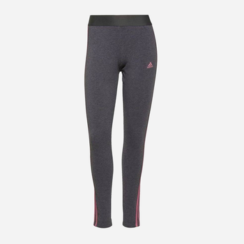 Legginsy sportowe damskie Adidas W 3S Leg H07769 XXS Ciemnoszare (4064054223408)