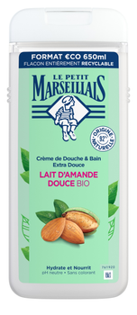 Гель для душу Le Petit Marseillais Almond Milk 650 мл (3574661653594)