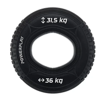 Еспандер кистьовий силіконовий PowerPlay PP-4330 Hand Grip Loops Hard 31.5-36 кг Чорний