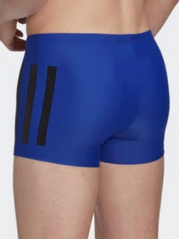 Kąpielówki bokserki męskie Adidas Bold 3S Boxer HT2080 8 Niebieskie (4066745057101)