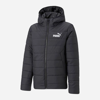 Дитяча демісезонна куртка для хлопчика Nike Ess Hooded Padded Jacket 670559-01 104 см Чорна (4065449046343)