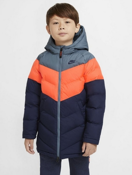 Дитяча зимова куртка для хлопчика Nike U Nsw Tf Synthetic Fill Long Jkt CZ4056-033 128-137 (S) Різнокольорова (194499926771)