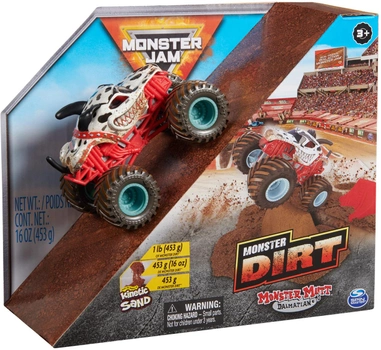 Samochód terenowy Spin Master Monster Jam Monster Dirt Monster Mutt Dalmatian (0778988250754)