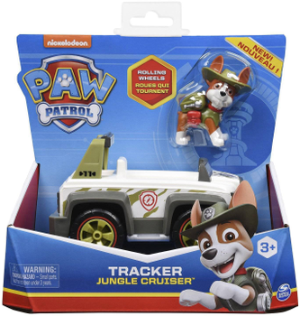 Samochód Spin Master Paw Patrol Tracker Jungle Cruiser z figurką (0778988406052)