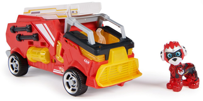 Samochód Spin Master Paw Patrol Movie 2 Marshall Mighty Movie Fire Truck z figurką (0778988486481)