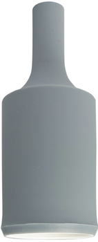 Силіконовий патрон для лампочки DPM E27 сірий (5903332583133)